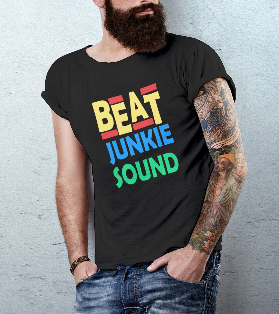 Beat Junkie Sound Humor Geek T-Shirt