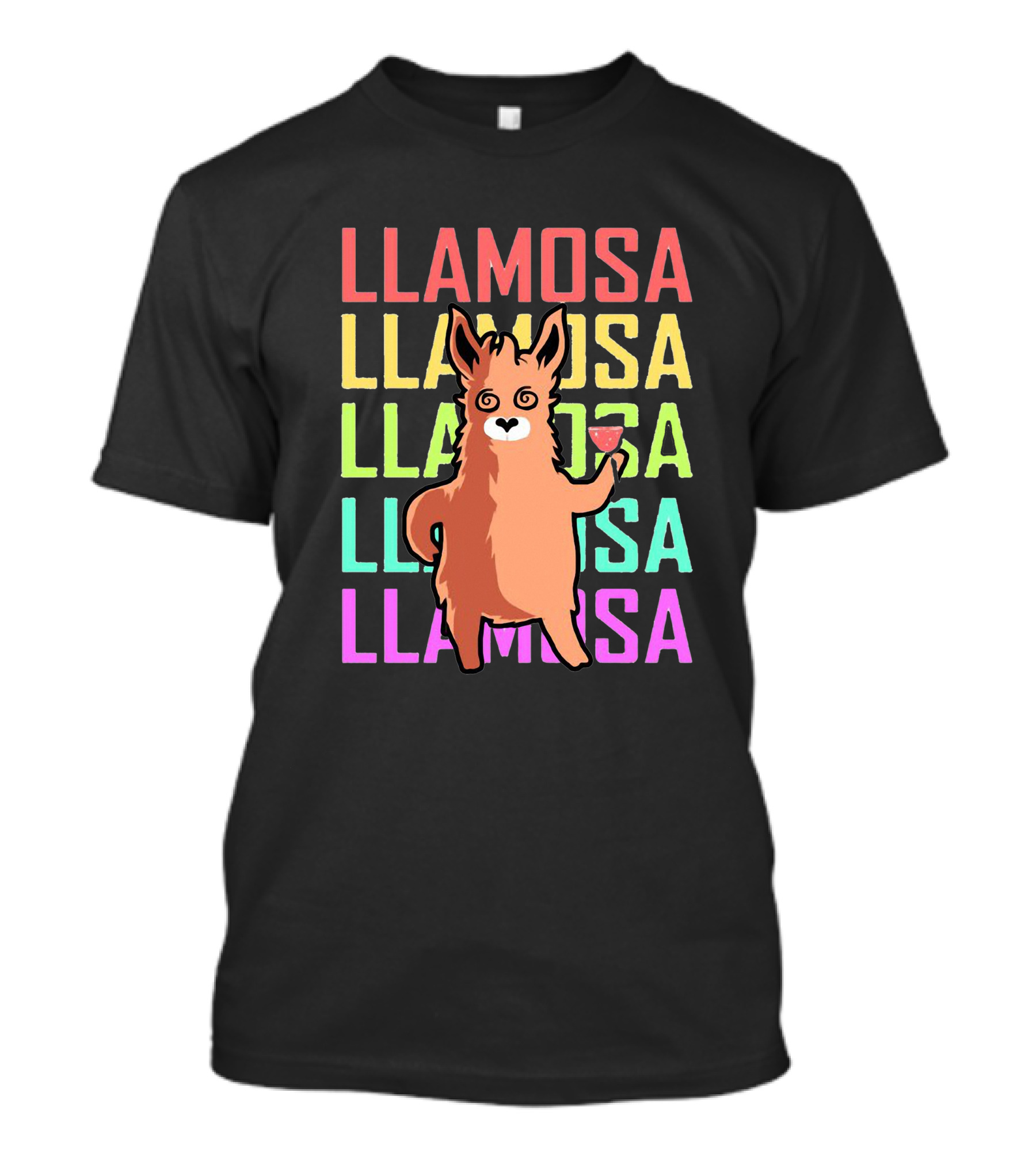 Llamosa Llama Drama Alpaca America Spit T-Shirt