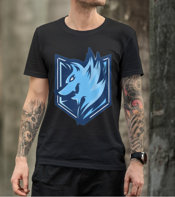 Wolf Emblem Lycan Shield Badge T-Shirt
