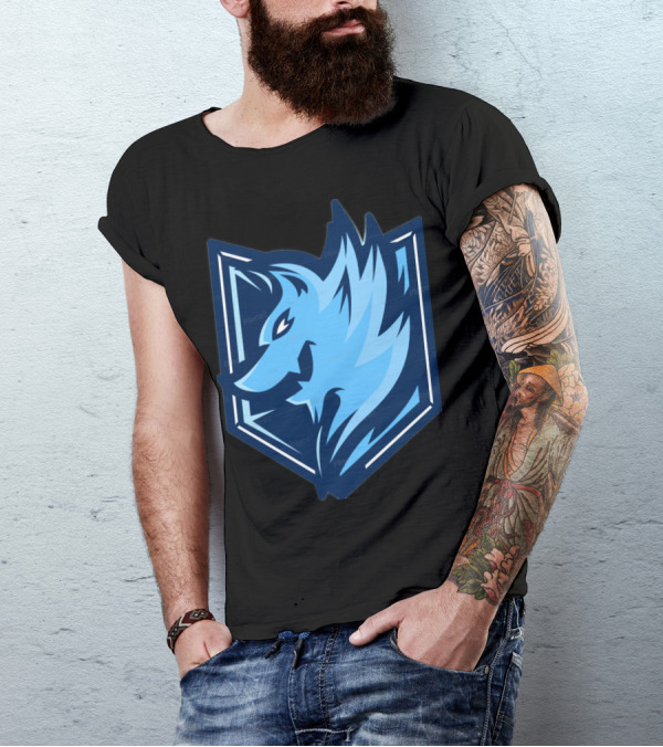 Wolf Emblem Lycan Shield Badge T-Shirt