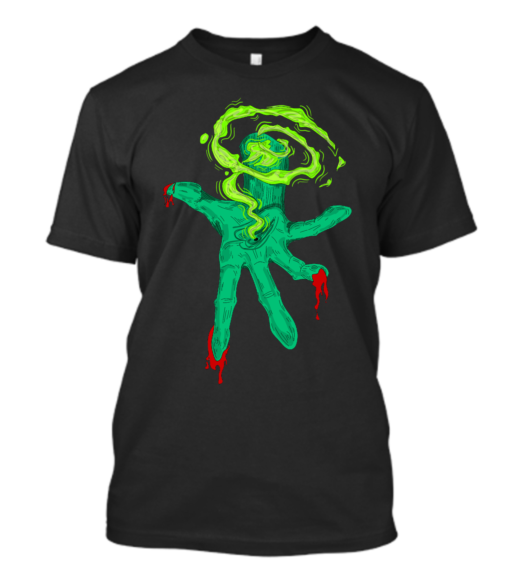 Magic Hand Dripping Green Smoke T-Shirt