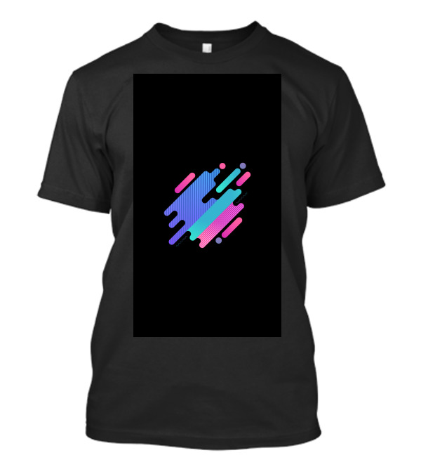 Pl4b1t1z0go01 Colorful Geometric Abstract T-Shirt