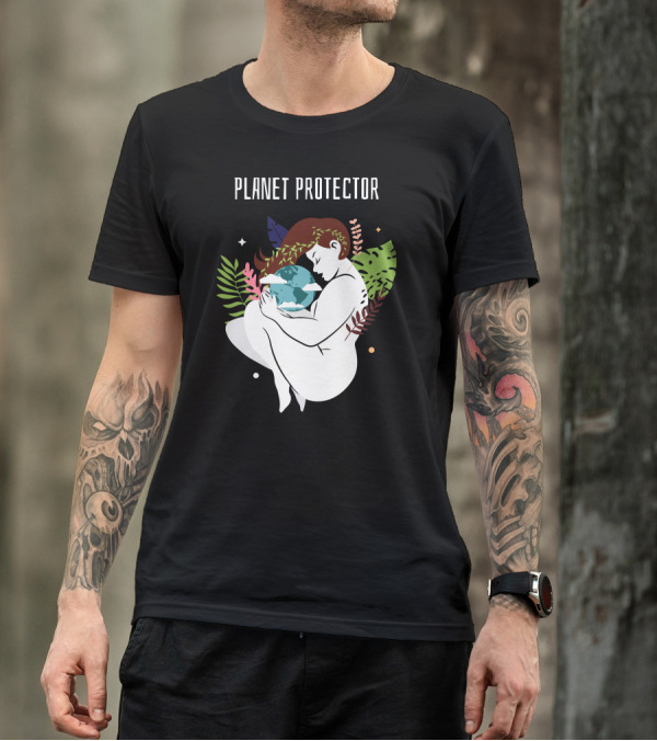 Planet Protector Earth Guardian Nature Embrace T-Shirt
