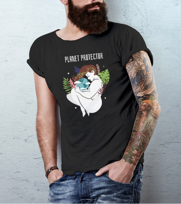 Planet Protector Earth Guardian Nature Embrace T-Shirt