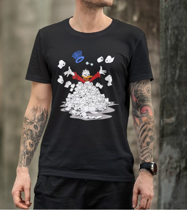 Rich Duck Toilet Paper Treasure T-Shirt