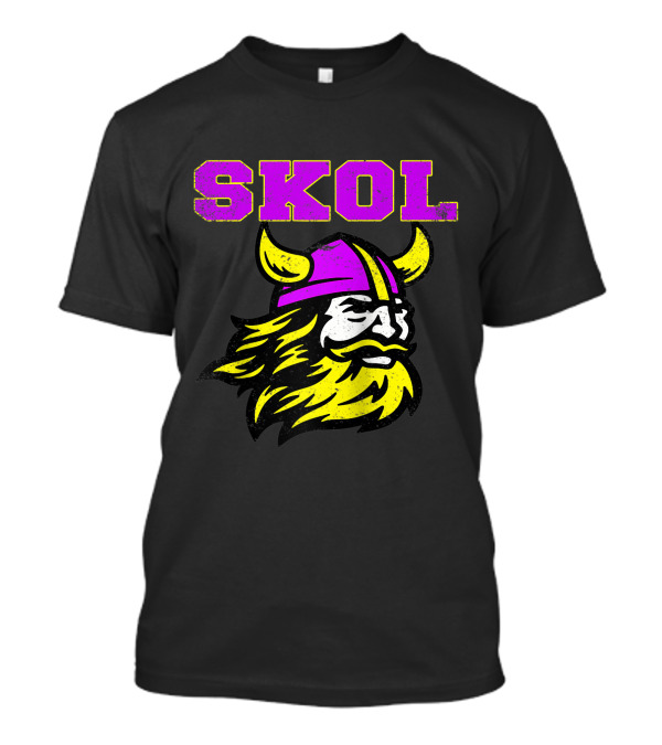 Skol Nordic Scandinavian Viking Helmet Warrior T-Shirt