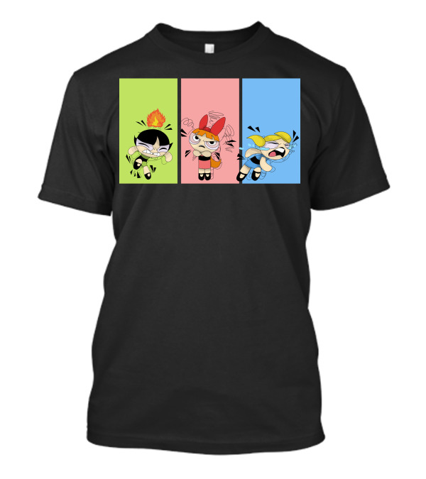 Powerpuff Girls Trio In Action T-Shirt