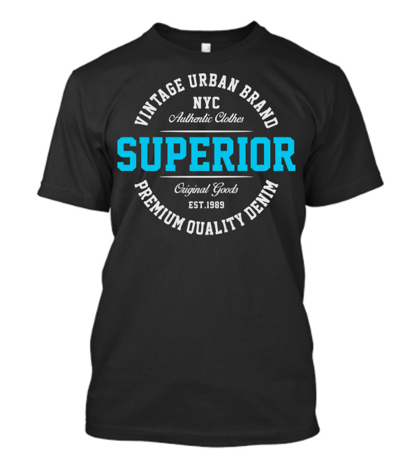 Vintage Urban Brand NYC Authentic Clothes Superior Original Goods Denim Est.1989 T-Shirt