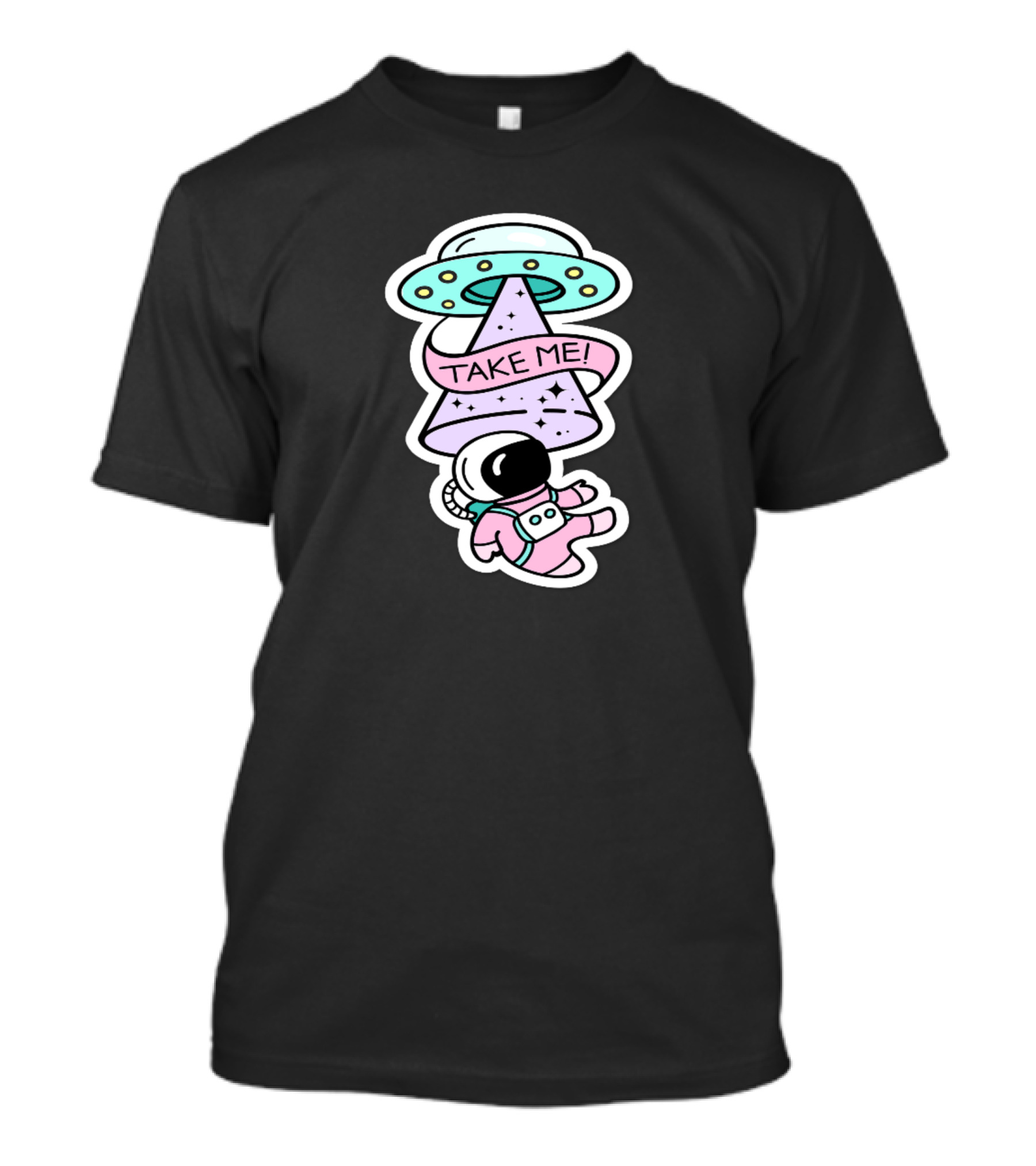 Take Me For Space Lovers UFO Astronaut T-Shirt