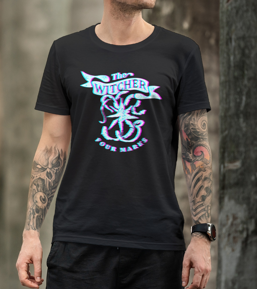 The Witcher Four Marks Iconic T-Shirt