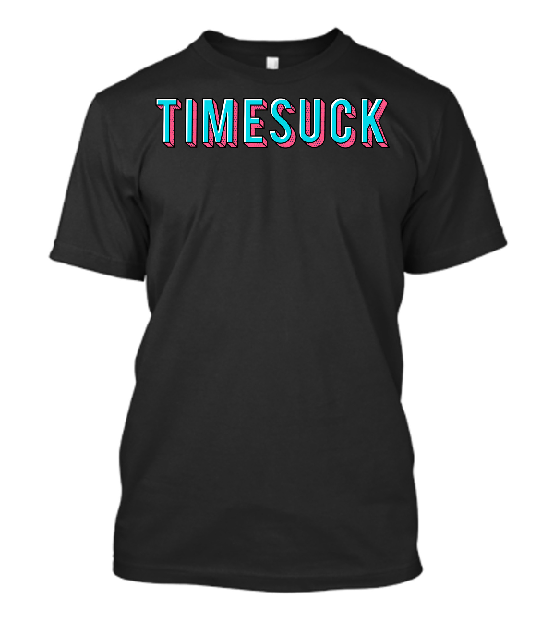 Timesuck Retro Candy Color Text T-Shirt