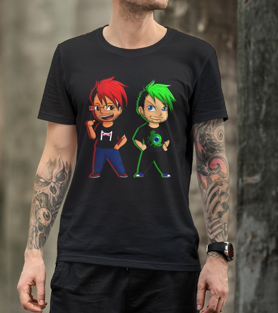 Markiplier Jacksepticeye Twin Shirt Gaming Duo T-Shirt