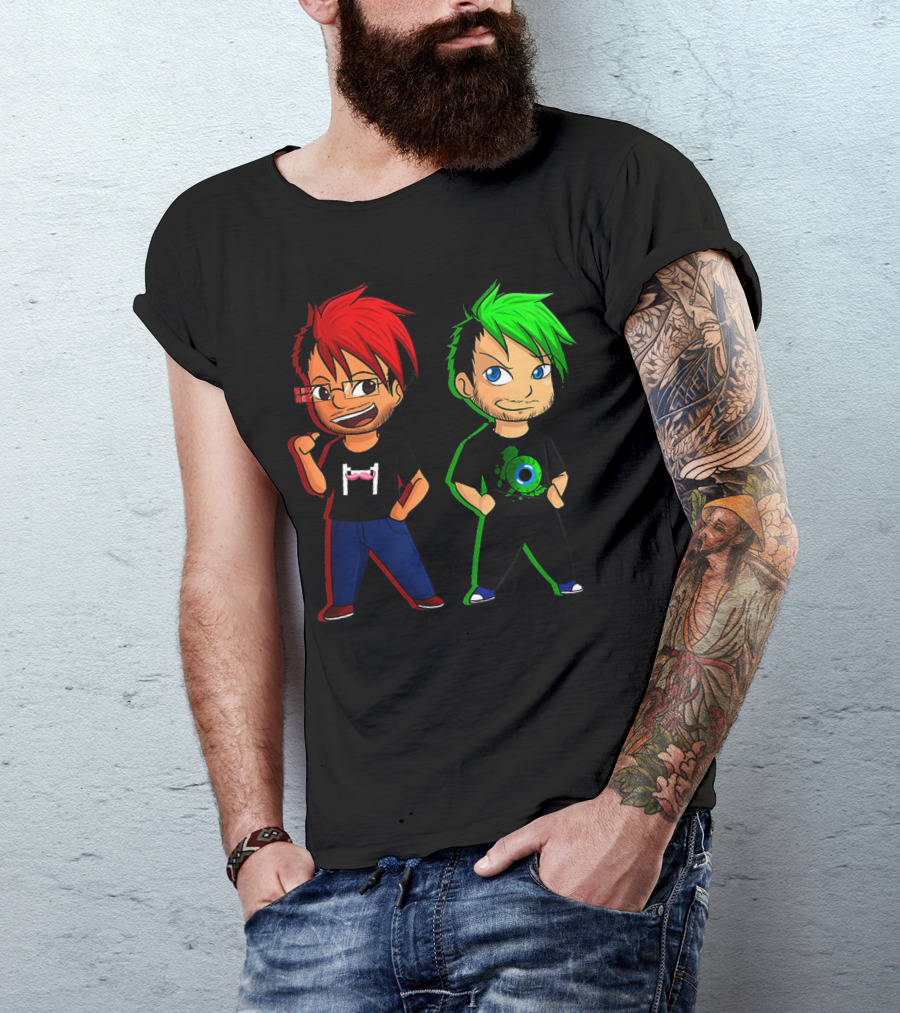 Markiplier Jacksepticeye Twin Shirt Gaming Duo T-Shirt