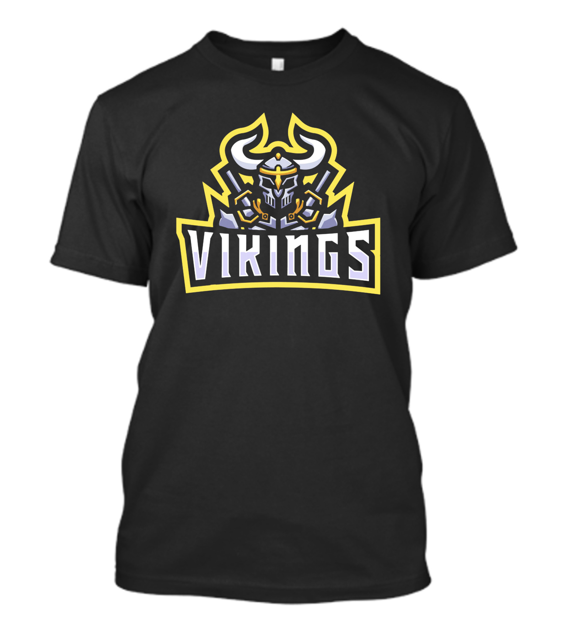 Vikings Warrior Helmet Icon Merchandise T-Shirt