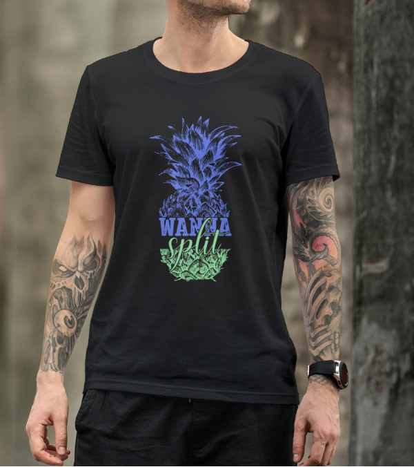 Wanna Split Pineapple Dual-Tone T-Shirt
