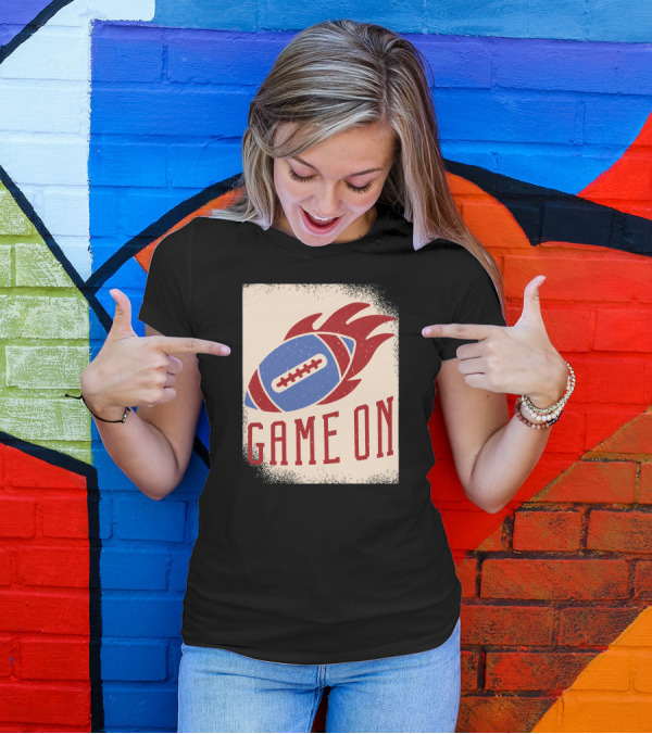 Game On American Football Ball T-Shirt
