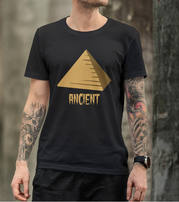 Ancient Pyramid Architecture Funny Humor Geek T-Shirt