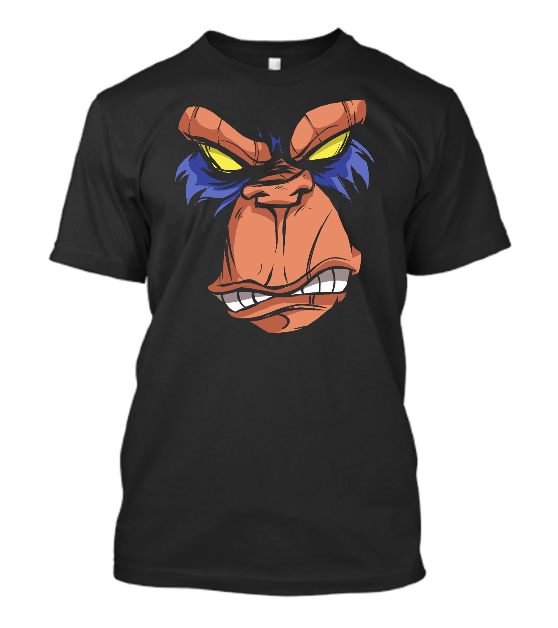Angry Ape Face Intense Expression T-Shirt