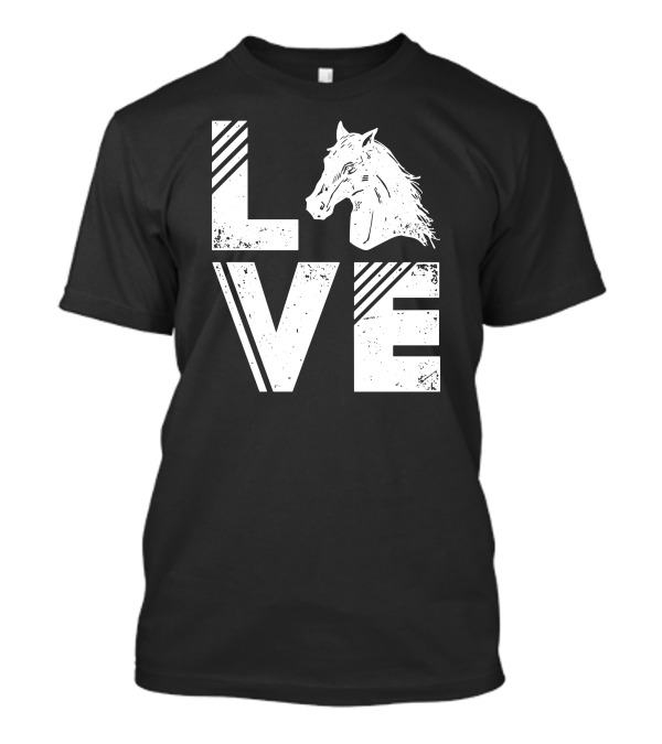 Love Horse Animal T-Shirt