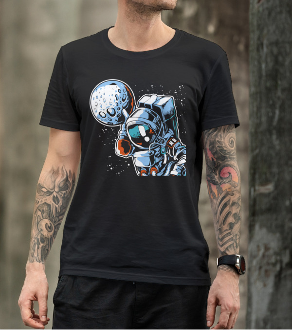 Astrodunk Astronaut Dunk Moon Basketball NB T-Shirt