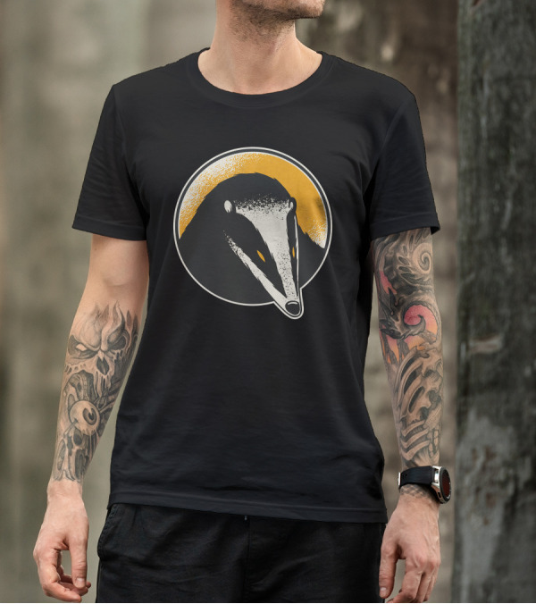 Badger Animal Circular T-Shirt