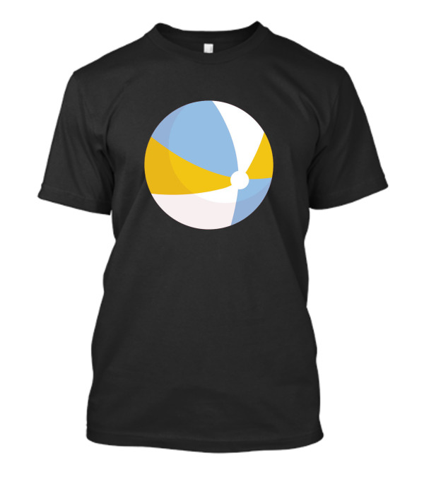Beach Ball Pregnancy Theme Fun Summer Vibes T-Shirt