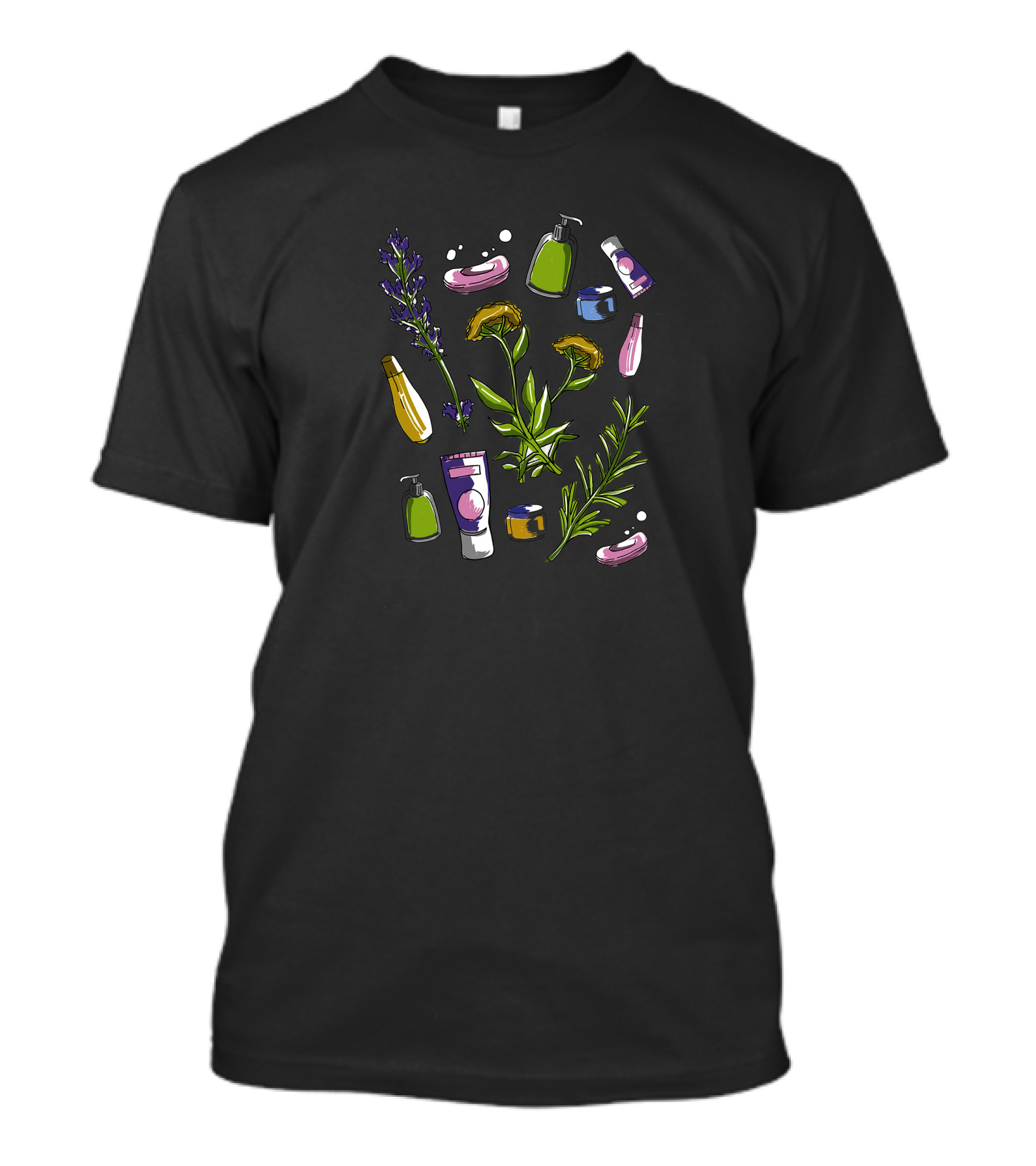 Beauty Elements Nature Inspired Botanical Skincare T-Shirt
