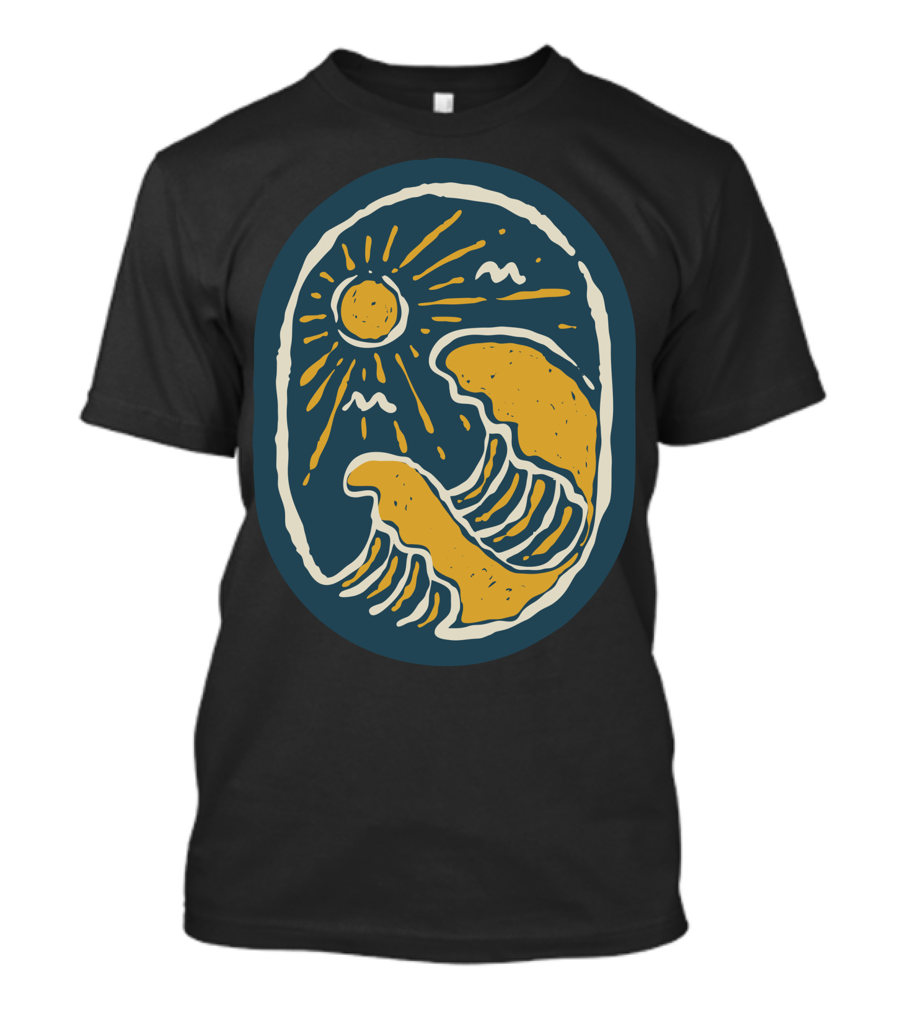 Beauty Wave Sun Ocean Harmony T-Shirt