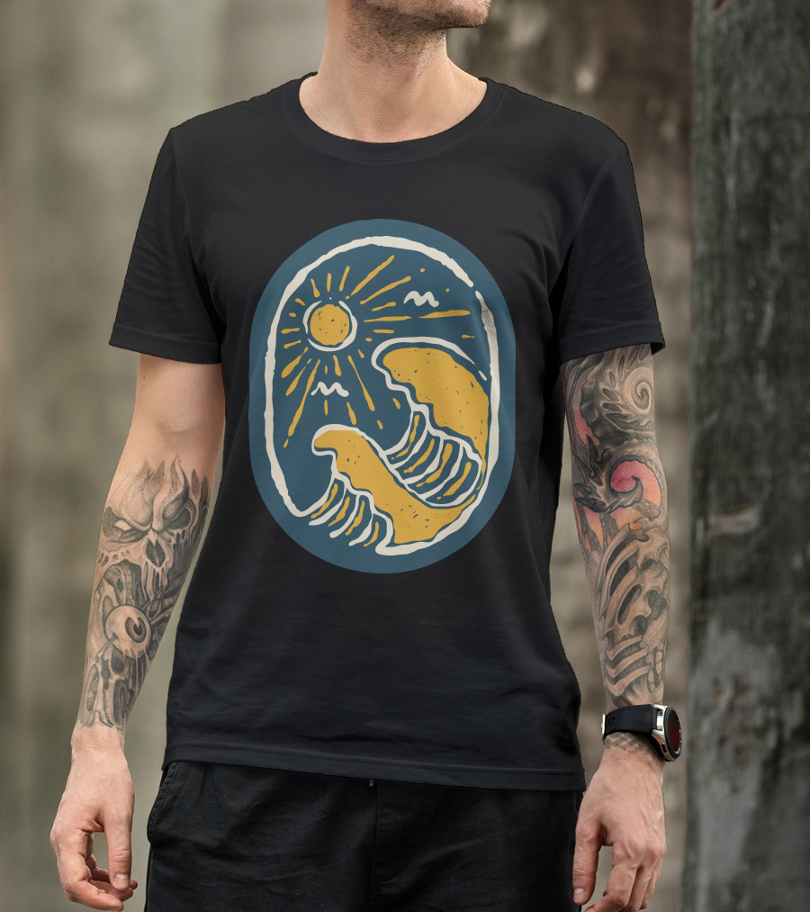 Beauty Wave Sun Ocean Harmony T-Shirt