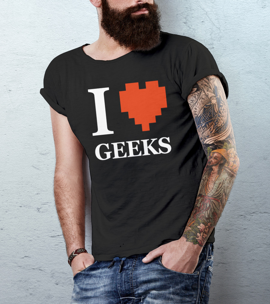 I Heart Pixel Geeks T-Shirt