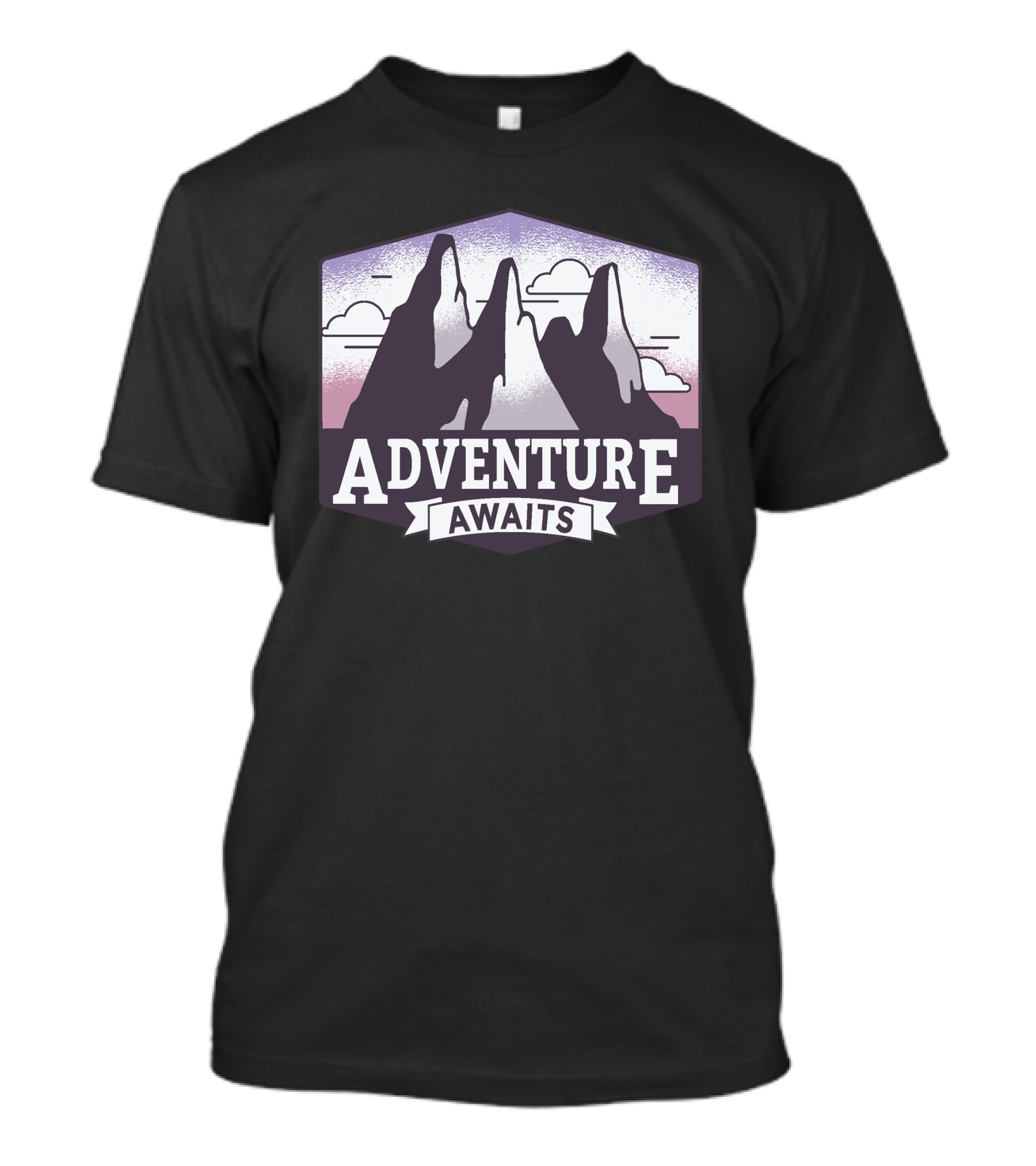 Adventure Awaits Mountain Peaks Scenic Exploration T-Shirt