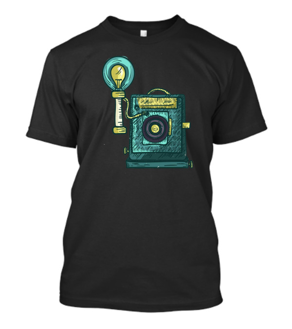 Antique Camera Vintage Photography Lamp T-Shirt