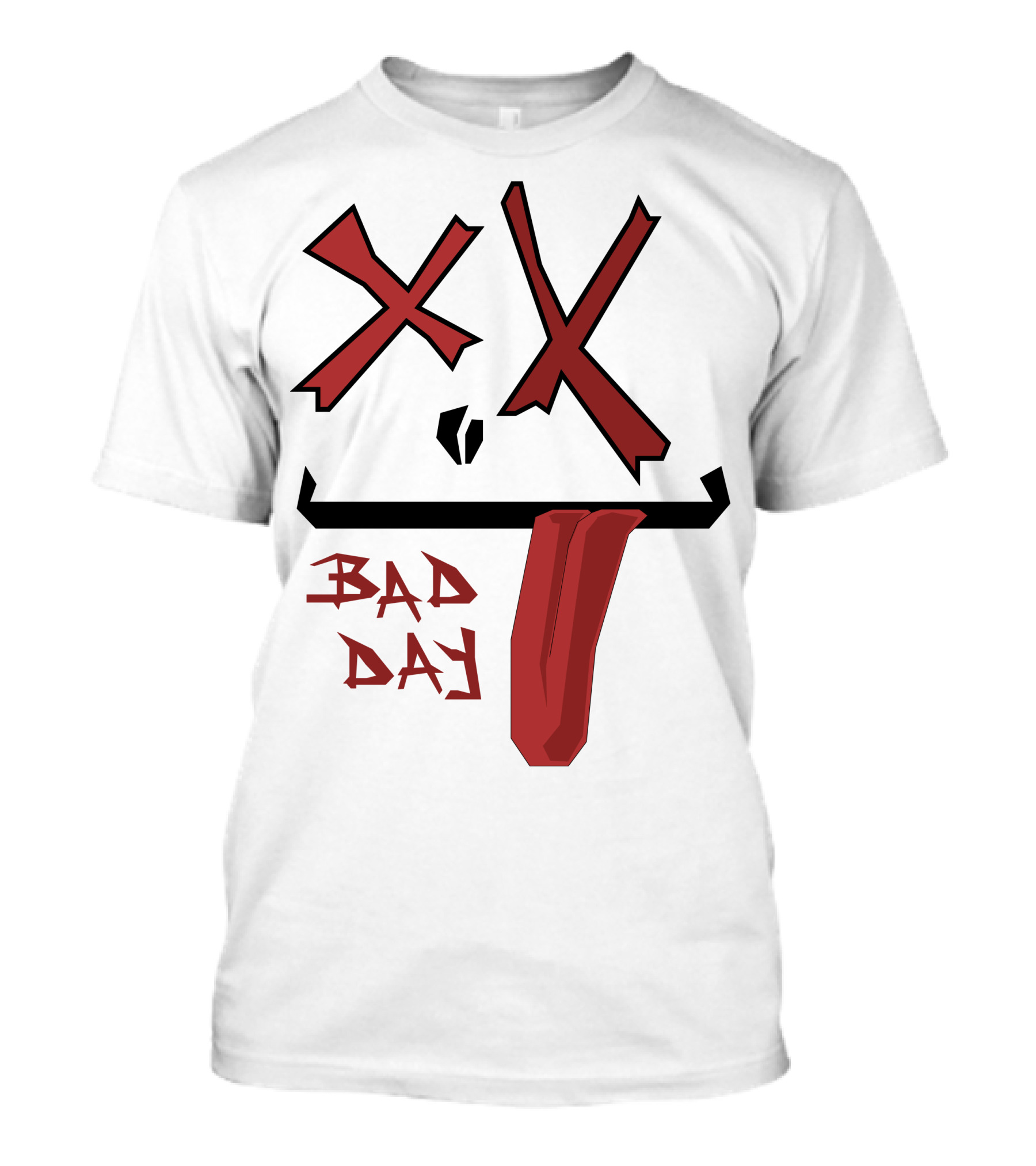 XX Face Bad Day Tongue Out T-Shirt