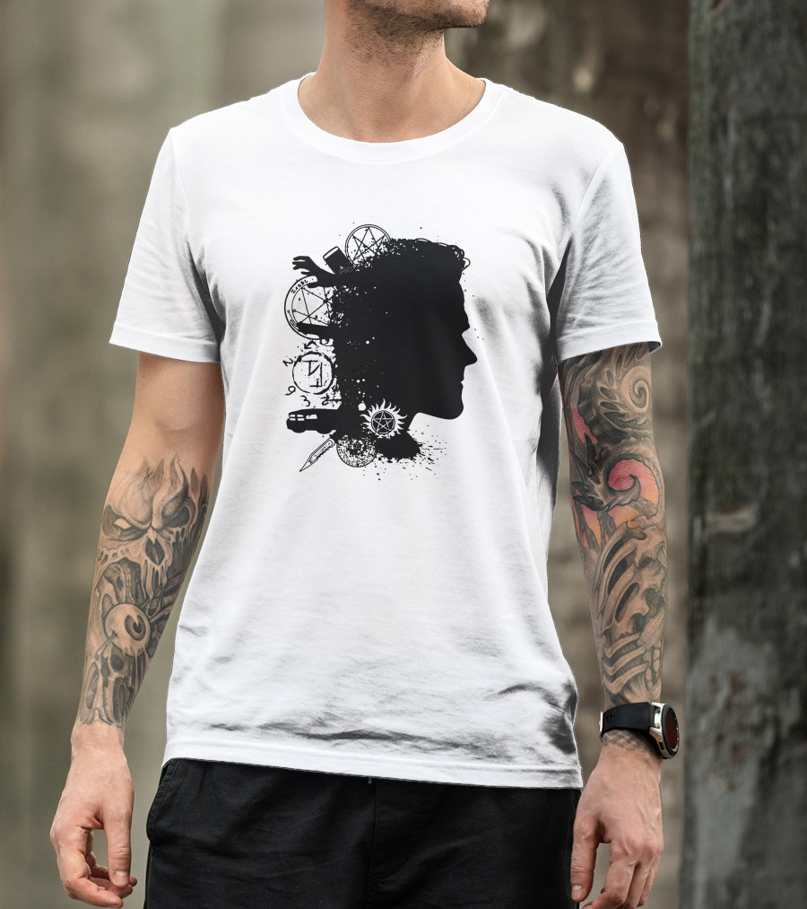 Brothers In Arms Sam Supernatural Silhouette Symbols T-Shirt