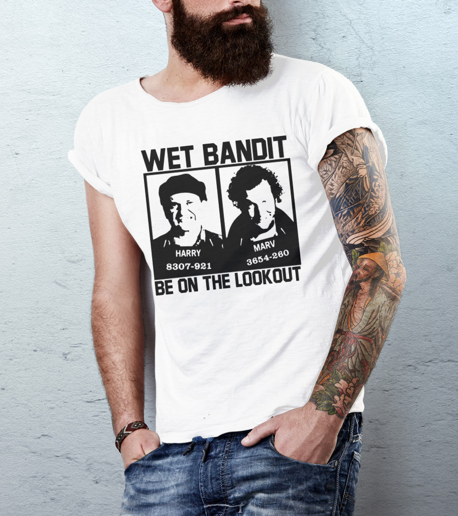 Wet Bandit Harry Marv Be On The Lookout T-Shirt