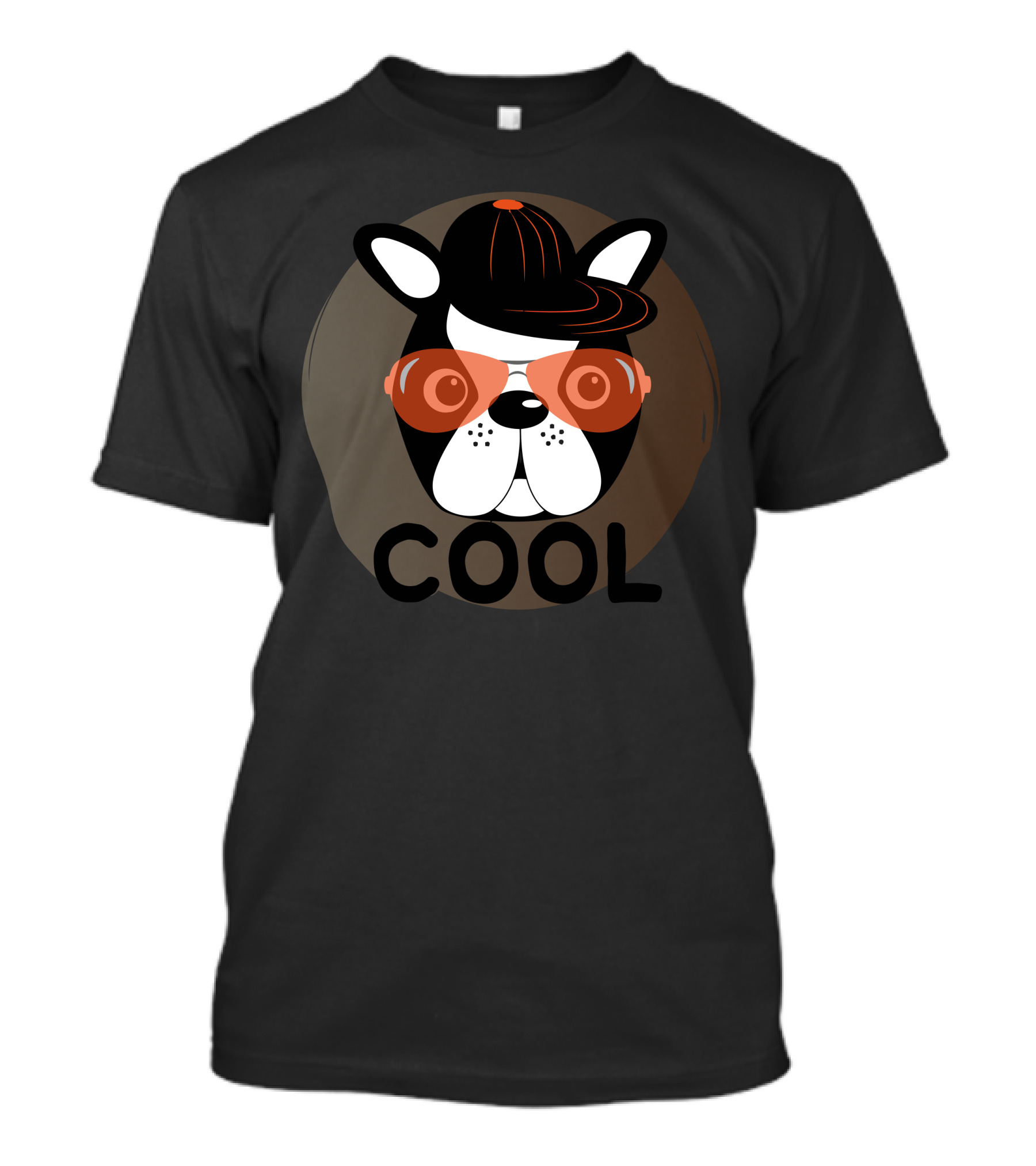 Cool Dog Hiphop Style With Cap And Sunglasses T-Shirt