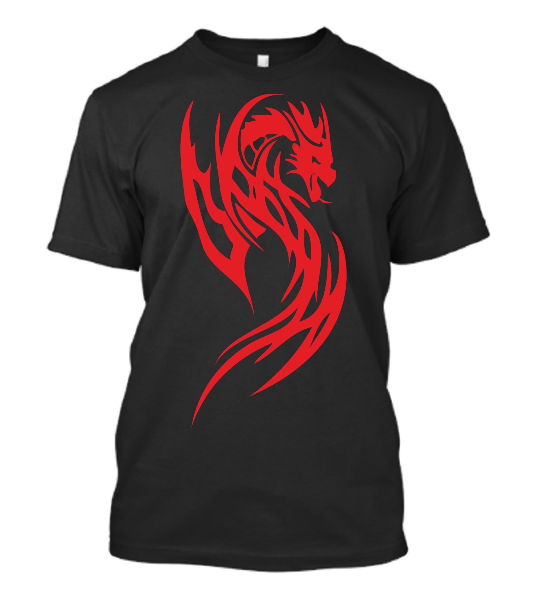 Dragon Tattoo Red Tribal T-Shirt