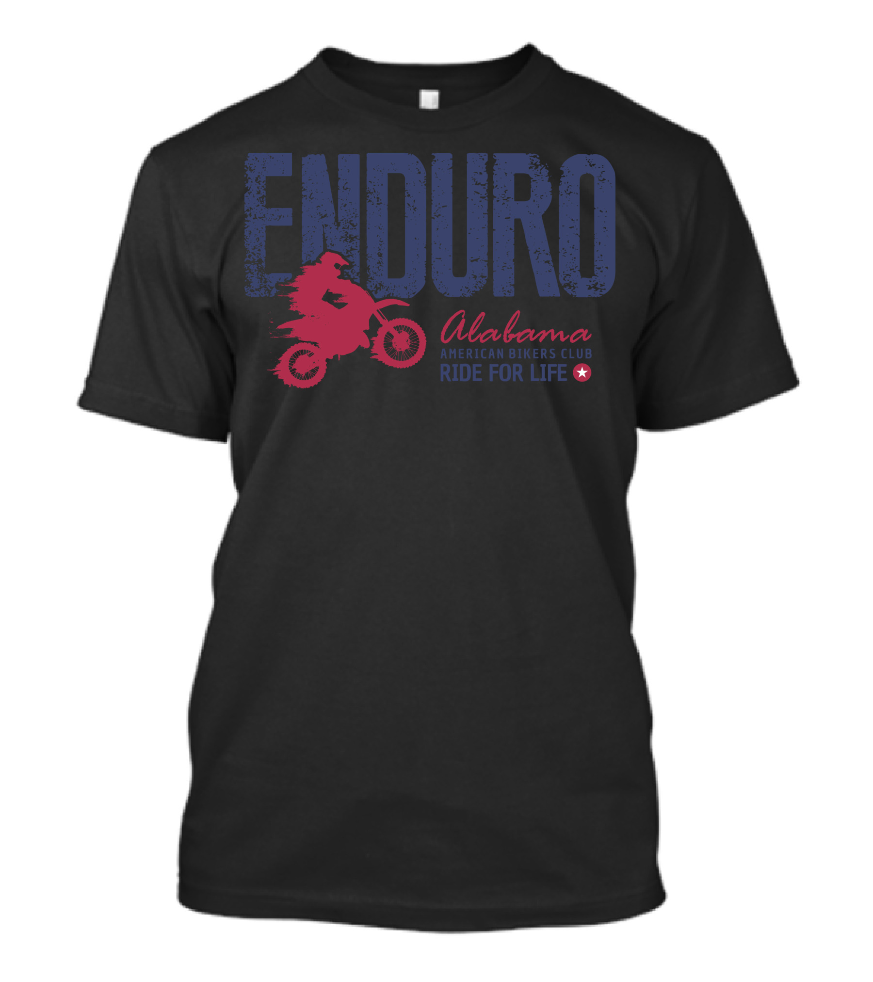 ENDURO Alabama American Bikers Club Ride For Life T-Shirt