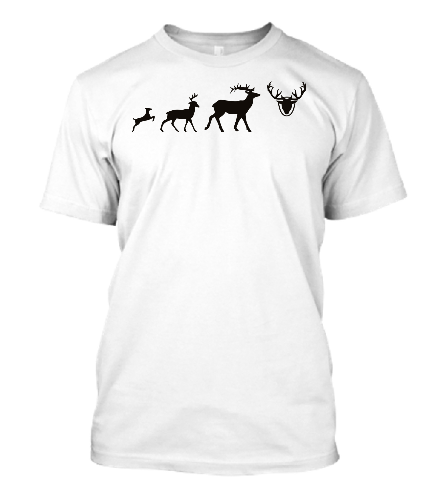 Evolution Of Deer To Antlers T-Shirt