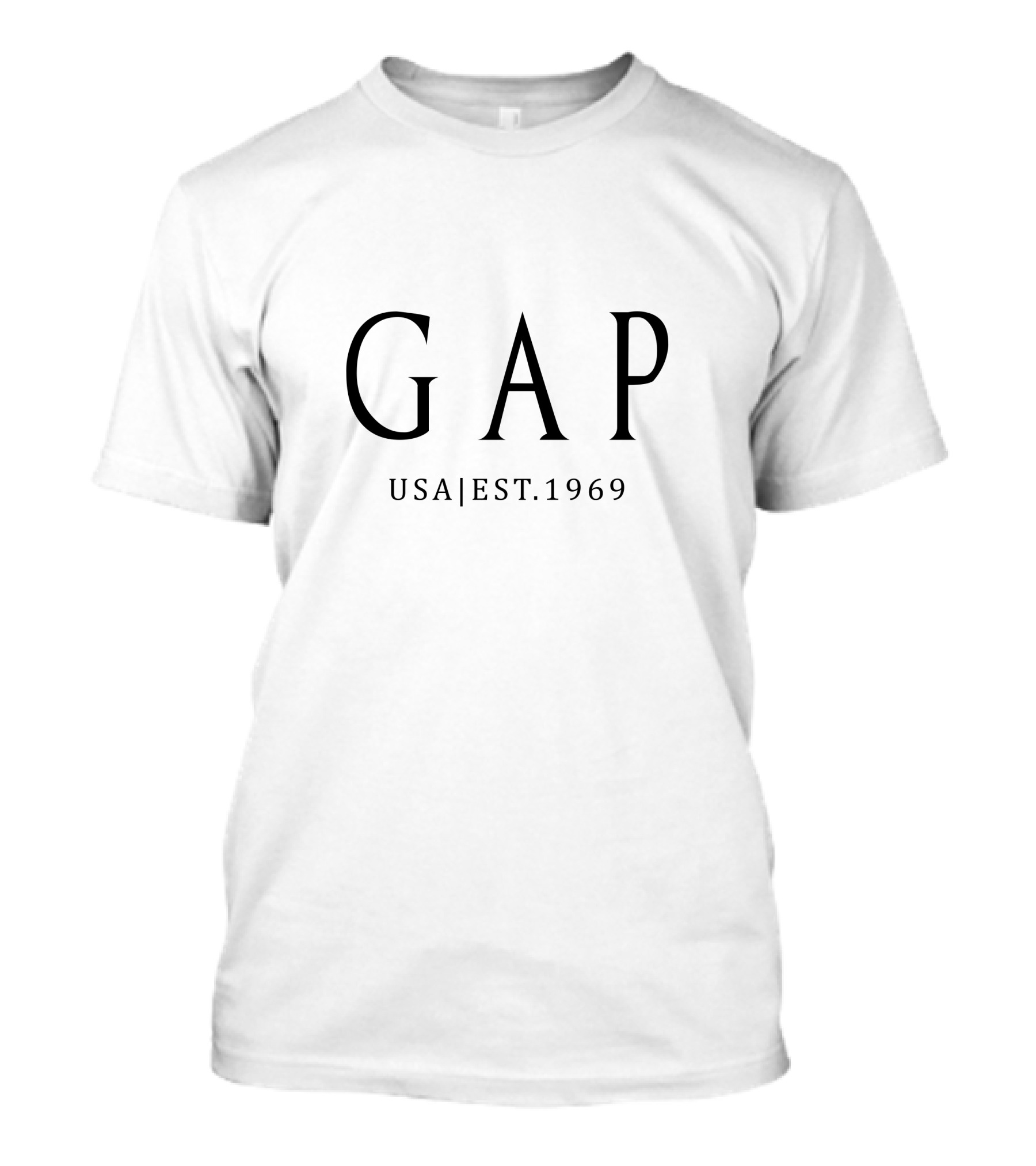 GAP USA Est 1969 Black T-Shirt
