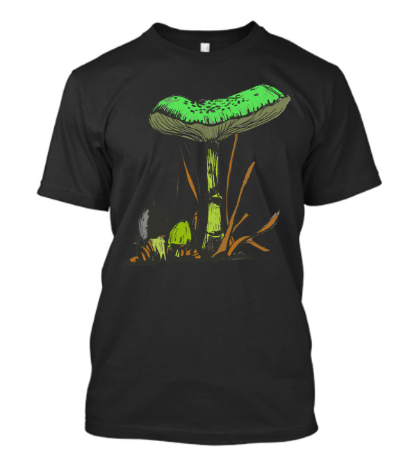 Green Mushroom Forest T-Shirt