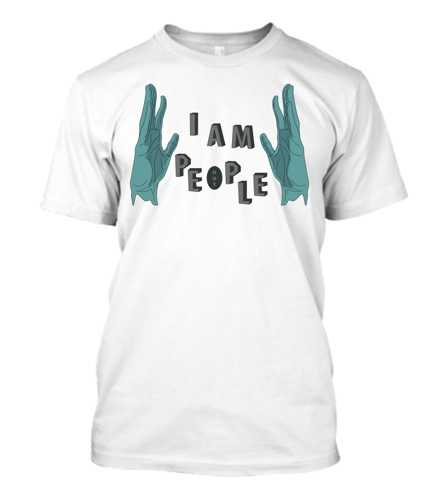 I Am People Not PeOPLE Hands T-Shirt