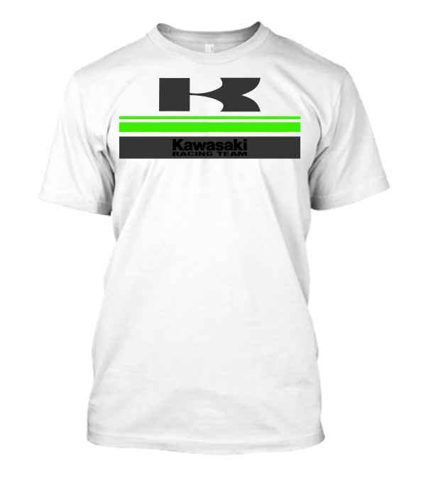 Kawasaki Racing Team Green Stripe T-Shirt