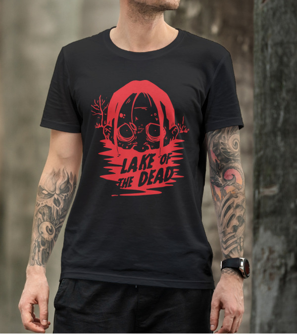 Lake Of The Dead Red-Hued Zombie Emerge T-Shirt