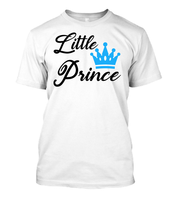 Little Prince Royal Blue Crown T-Shirt
