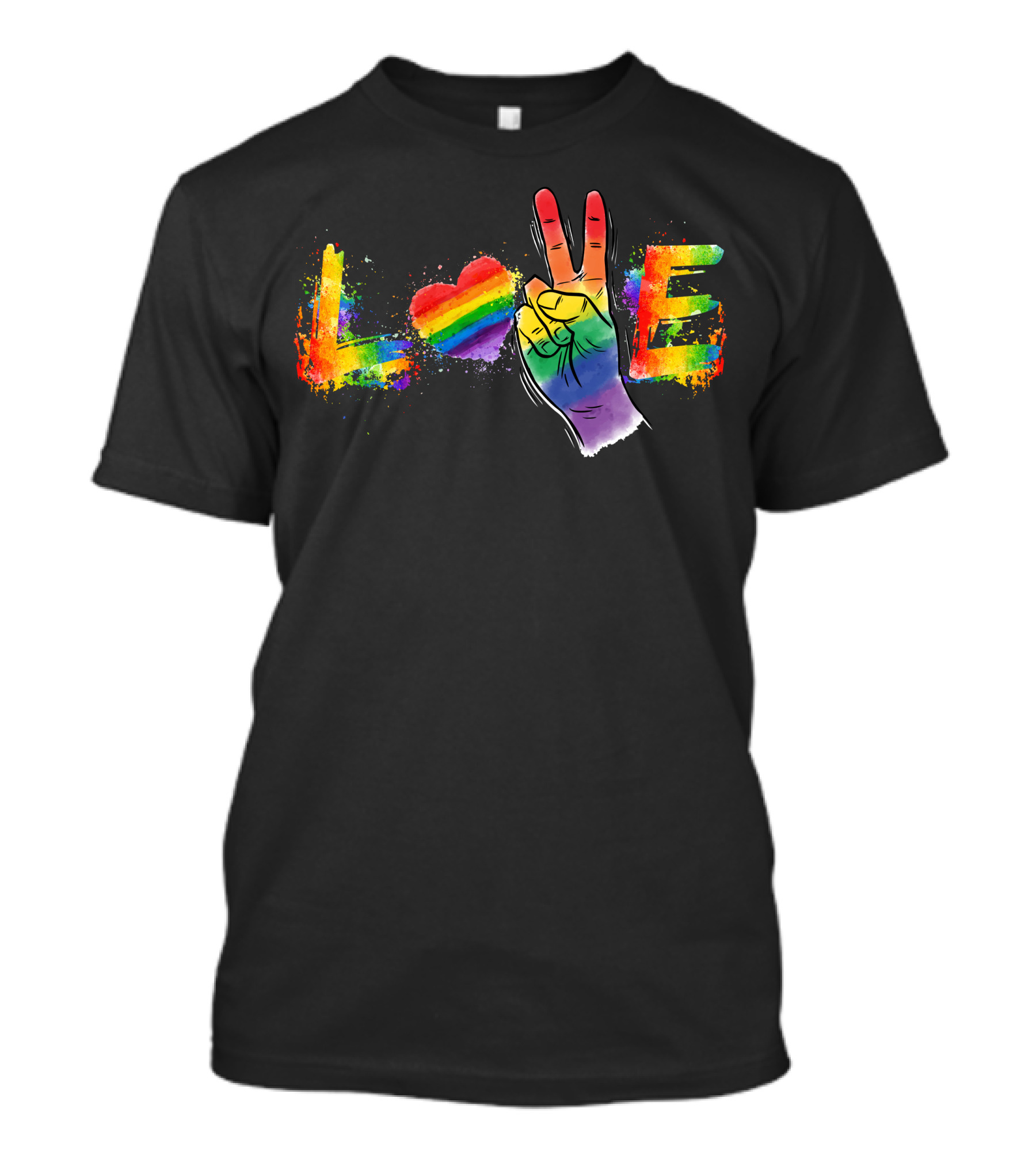 Love Peace Rainbow Pride T-Shirt