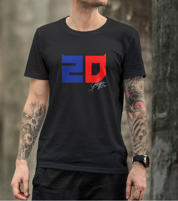 Moto GP 20 Racing Logo Signature T-Shirt