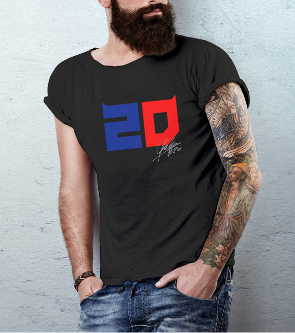 Moto GP 20 Racing Logo Signature T-Shirt