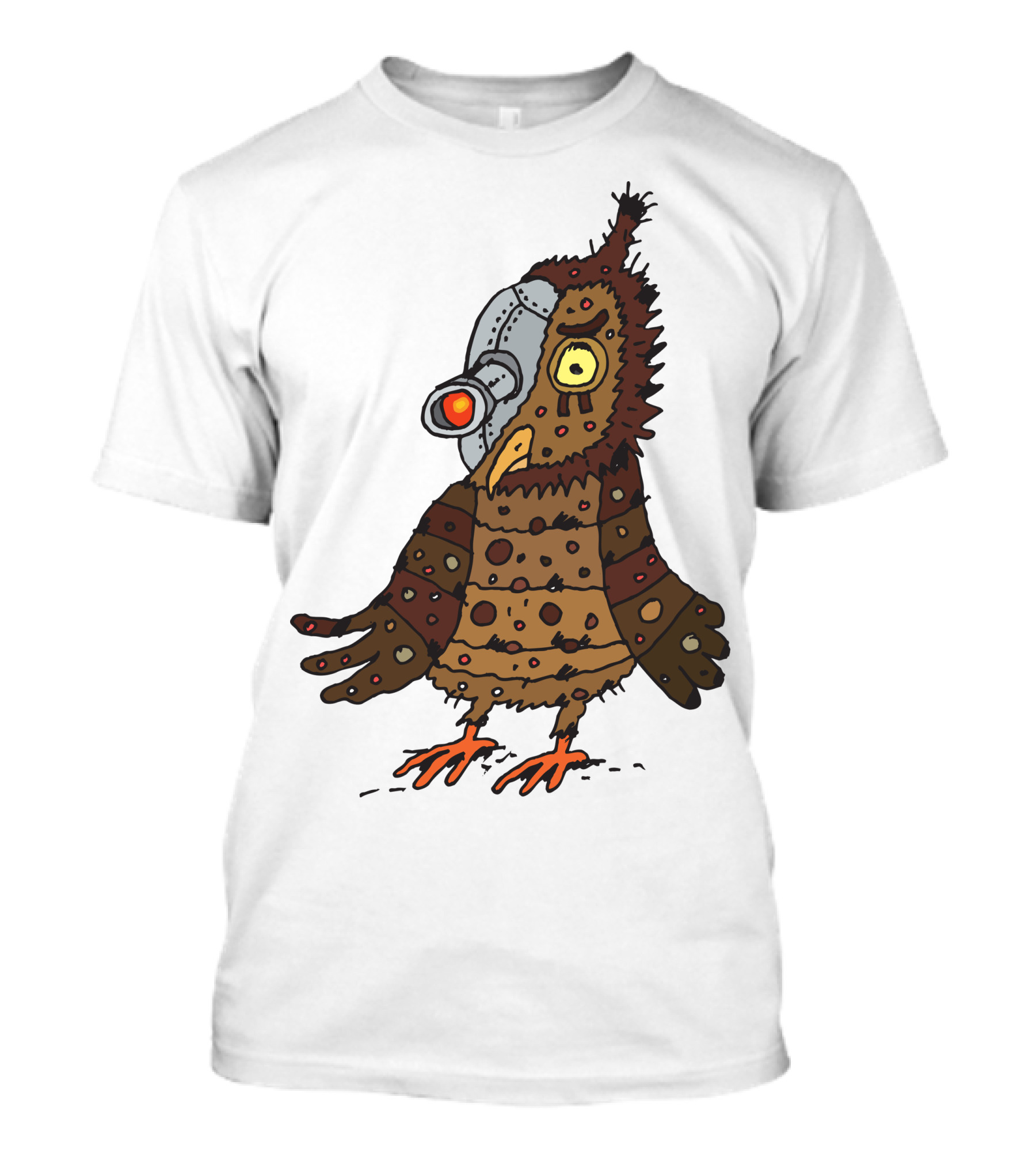 Owl Terminator Bird Robot Vision Cyborg Hunter T-Shirt