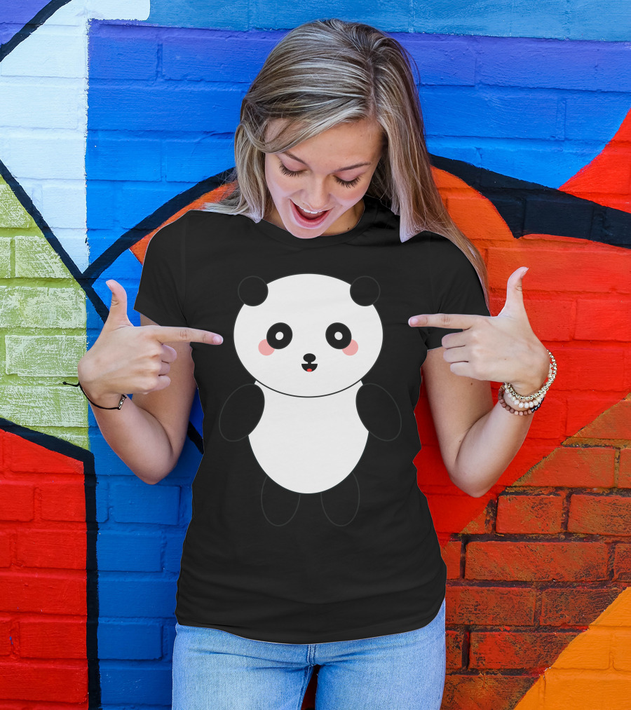 Kawaii Panda Bear Mammal Animal T-Shirt